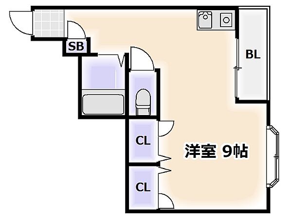 大阪府大阪市阿倍野区昭和町3丁目(賃貸マンション1R・2階・23.56㎡)の写真 その2