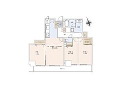 藤和志木タワー 3LDKの間取図画像