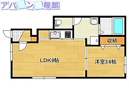 コート・ネオ 1LDKの間取図画像