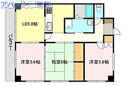 ハイム上所 4階