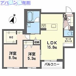 ベレオ上所 2階