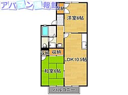 ハイタウン早川 C 2階