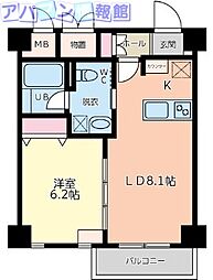 Kayasumitopia 1LDKの間取図画像