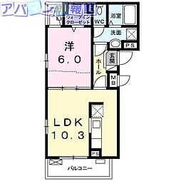 オーブ ドゥース I 2階