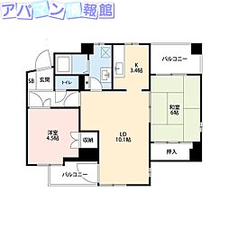 レジデンス辰巳 2階