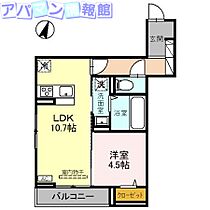 新潟県新潟市中央区笹口3丁目（賃貸アパート1LDK・3階・40.59㎡） その2