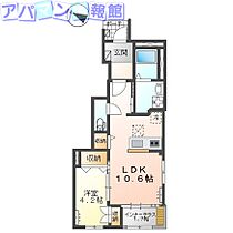 リピア  ｜ 新潟県新潟市中央区女池神明3丁目（賃貸アパート1LDK・1階・42.15㎡） その2