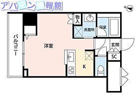 パークソレイユ弐番館 705 ｜ 新潟県新潟市中央区米山3丁目14-30（賃貸マンション1R・7階・30.37㎡） その2