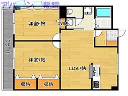 山二ツマンション 4階/-