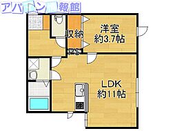 間取図画像 1LDK