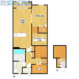 間取図画像 1SLDK