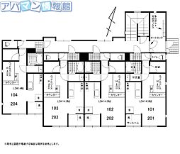 ヴィトーリア ワンルームの間取図画像