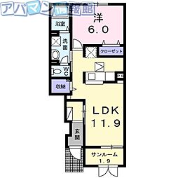 間取図画像 1LDK