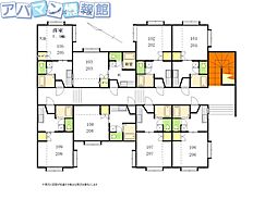 フェリカサンベル 1Kの間取図画像