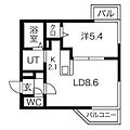 コフィエ・クレーデレ2階5.7万円