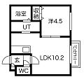 GROOVEHIRAGISHI2階5.8万円