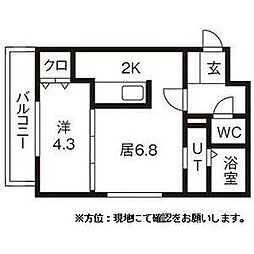 アンクレー南郷 2階