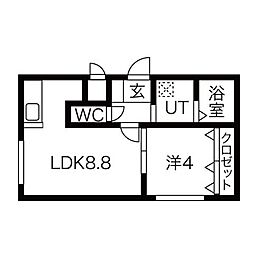 ヴィラ本通南 1階