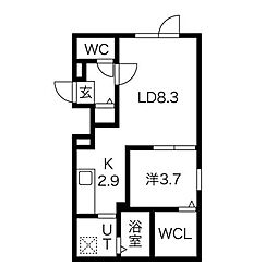 LiveaseN16(リヴィースエヌ16) 1階