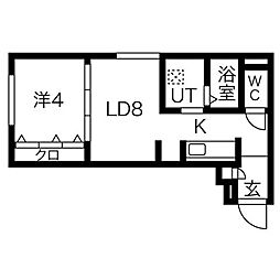 プリヴィレッジ東札幌 3階/301
