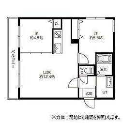 ENCHAN-THE豊平公園 2LDKの間取図画像