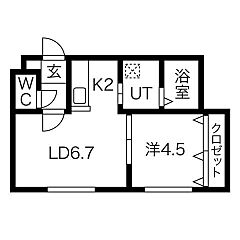 物件の間取り