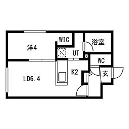 La.Bloom(ラ.ブルーム) 1LDKの間取図画像