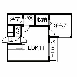 プリヴィエール西町 4階