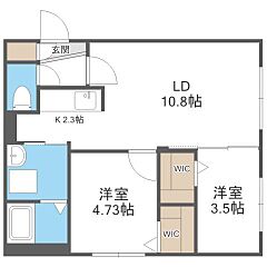 物件の間取り