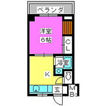 銀水ビル 406 ｜ 福岡県福岡市南区那の川１丁目5-20（賃貸マンション1DK・4階・28.00㎡） その2