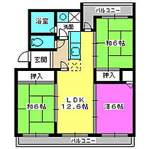 カームヒルズ板付 302 ｜ 福岡県福岡市博多区板付５丁目9-32（賃貸マンション3LDK・3階・70.90㎡） その2