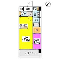 フルハウス高宮 109 ｜ 福岡県福岡市南区向野１丁目19-8（賃貸マンション1LDK・1階・34.18㎡） その2