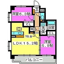 エルハイム室見III 101 ｜ 福岡県福岡市早良区南庄２丁目24-12（賃貸マンション2LDK・1階・60.37㎡） その2