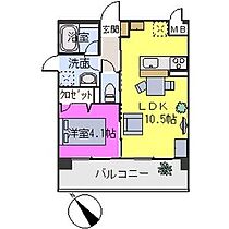 アバンダントsanchiku 301 ｜ 福岡県福岡市博多区三筑１丁目6-43（賃貸マンション1LDK・3階・34.50㎡） その2