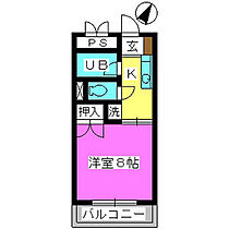 スクエア・T 403 ｜ 福岡県宗像市田久２丁目12-8（賃貸マンション1K・4階・26.40㎡） その2