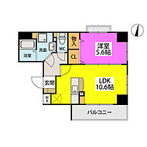 黒木ビル 603 ｜ 福岡県福岡市東区香椎駅前１丁目6番7号（賃貸マンション1LDK・6階・40.61㎡） その2