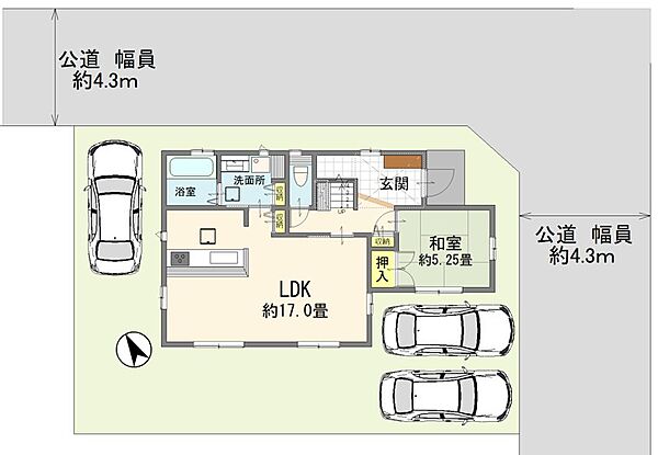 間取りを拡大表示