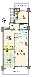 間取図画像 3LDK