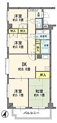 間取図画像 4DK