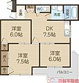 山勘マンション4階6.0万円