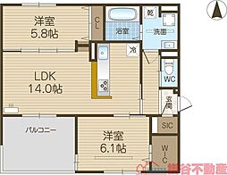 D-residence下田部B 1階/103