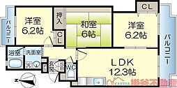間取図画像 3LDK