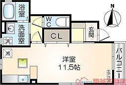 アジャート清流C棟 1階/101