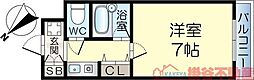 カントリー青葉ハイツ 1Kの間取図画像
