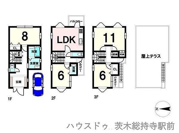 間取りを拡大表示