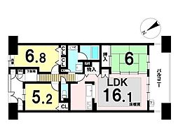 間取図画像 3LDK