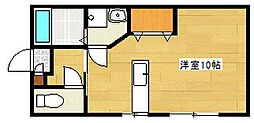 シャール藤 ワンルームの間取図画像