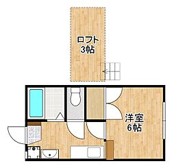 サンシャイン葵 1SKの間取図画像