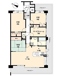 間取図画像 3SLDK