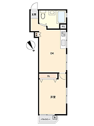 間取図画像 1DK
